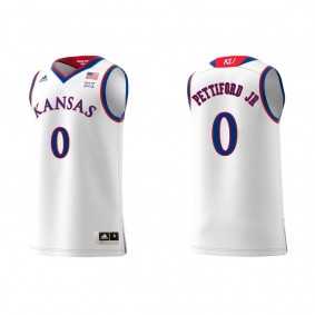Bobby Pettiford Jr. Kansas Jayhawks adidas Replica Swingman Team College Basketball Jersey White