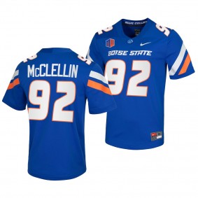 Boise State Broncos Shea McClellin Jersey Untouchable Game Royal #92 Football Men's Shirt