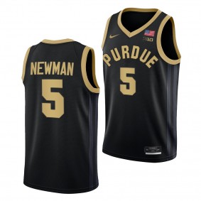 Purdue Boilermakers Brandon Newman College Basketball uniform Black #5 Jersey 2022-23