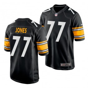 Pittsburgh Steelers Broderick Jones 2023 NFL Draft Black Game Jersey Men