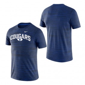 BYU Cougars Velocity Team Issue Performance T-Shirt Royal