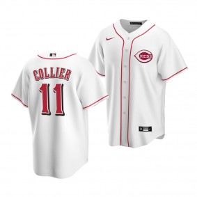 Cam Collier Cincinnati Reds 2022 MLB Draft Jersey White Home Replica