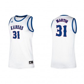 Cam Martin Kansas Jayhawks adidas Alumni Classic College Basketball Jersey White