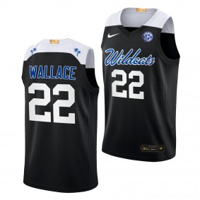 Cason Wallace Kentucky Wildcats #22 Black College Basketball Jersey 2022-23 Elite