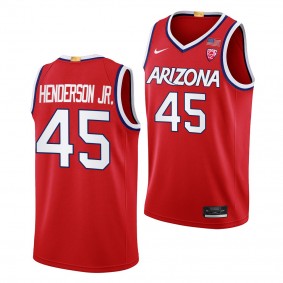 Cedric Henderson Jr. Arizona Wildcats #45 Red College Basketball Jersey 2022-23