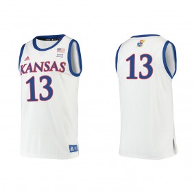 Charlie McCarthy Kansas Jayhawks adidas Authentic College Basketball Jersey White
