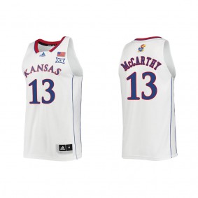 Charlie McCarthy Kansas Jayhawks adidas Swingman College Basketball Jersey White