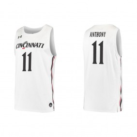 CJ Anthony Cincinnati Bearcats College Replica Basketball Jersey White