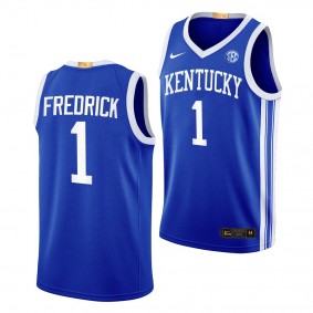 CJ Fredrick Kentucky Wildcats #1 Blue Away Jersey 2022-23 Elite Basketball
