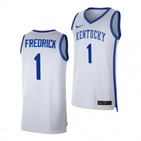 CJ Fredrick #1 Kentucky Wildcats College Basketball Replica Jersey 2022-23 White