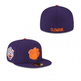 Clemson Tigers 59FIFTY Fitted Purple Hat