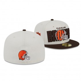 Cleveland Browns Stone 2023 NFL Draft 59FIFTY Fitted Hat