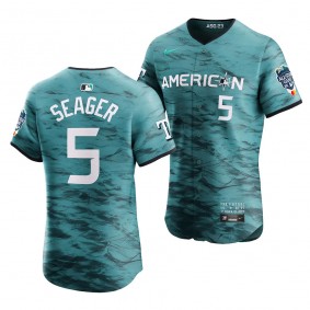 Corey Seage American League #5 Teal 2023 MLB All-Star Game Vapor Premier Elite Player Jersey
