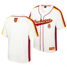 Tuskegee Golden Tigers Ruth Button-Up Cream Baseball Jersey Unisex