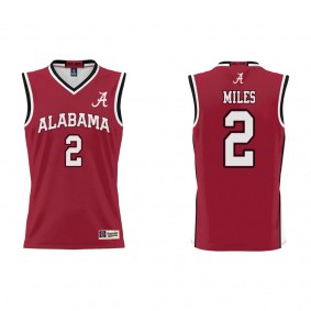 Darius Miles Alabama Crimson Tide ProSphere NIL Pick-A-Player Basketball Jersey Crimson