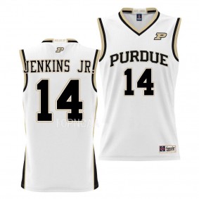 David Jenkins Jr. Purdue Boilermakers #14 White NIL Pick-A-Player Jersey Basketball