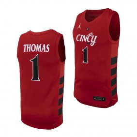 Day Day Thomas #1 Cincinnati Bearcats College Basketball Replica Jersey 2023-24 Red
