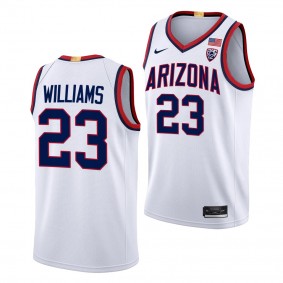 Arizona Wildcats Derrick Williams Limited Basketball uniform White #23 Jersey