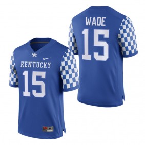 Destin Wade Kentucky Wildcats NIL Replica Football Jersey Royal