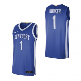 Devin Booker Kentucky Wildcats Limited Basketball Jersey Royal