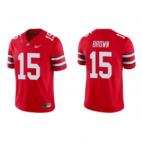 Devin Brown Ohio State Buckeyes Nike Game College Football Jersey Red