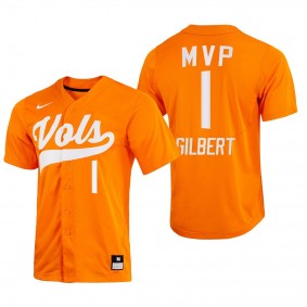 Tennessee Volunteers Drew Gilbert 2022 SEC Tournament MVP Orange #1 Jersey