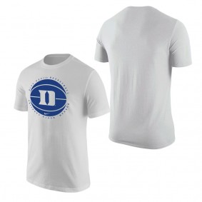 Duke Blue Devils Nike Basketball Logo T-Shirt White