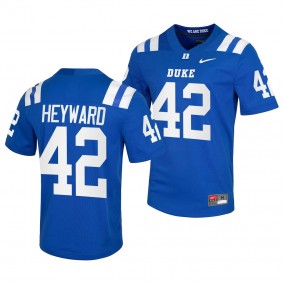 Shaka Heyward Duke Blue Devils College Football Blue 42 Jersey Men