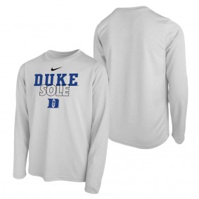 Duke Blue Devils Youth Sole Bench T-Shirt White