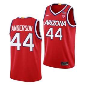 Dylan Anderson Arizona Wildcats #44 Red College Basketball Jersey 2022-23
