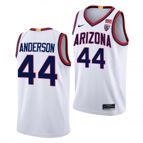 Dylan Anderson Arizona Wildcats #44 White Limited Basketball Jersey 2022-23