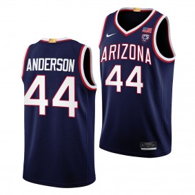 Arizona Wildcats Dylan Anderson Navy #44 Jersey 2022-23 Limited Basketball