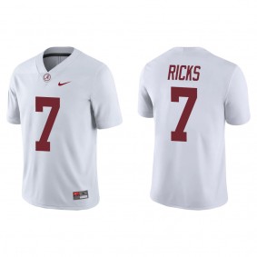 Eli Ricks Alabama Crimson Tide Nike Game College Football Jersey White
