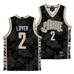 Fletcher Loyer Purdue Boilermakers #2 Black Maui Invitational Basketball Jersey Men Limited