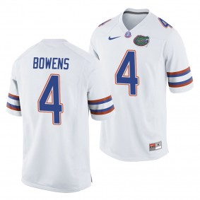 Florida Gators Chauncey Bowens Jersey College Football White #4 2024 4-star RB Men's Shirt