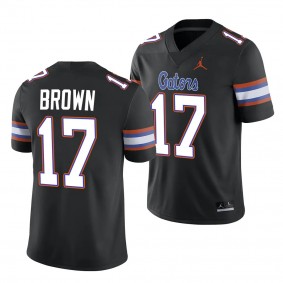 Max Brown Florida Gators Alternate Football Black Men 17 Jersey 2023-24