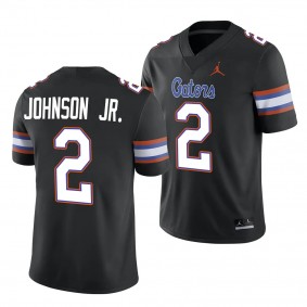Montrell Johnson Jr. Florida Gators Alternate Football Black Men 2 Jersey 2023-24