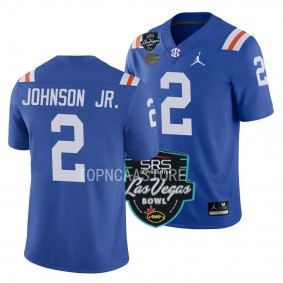 Montrell Johnson Jr. Florida Gators 2022 Las Vegas Bowl Blue College Football Jersey