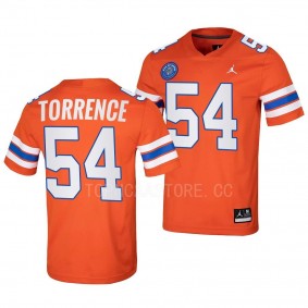 Florida Gators Ring Of Honor O'Cyrus Torrence #54 Orange Men's Replica Football Jersey