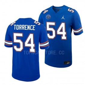 Florida Gators #54 O'Cyrus Torrence Ring Of Honor Royal Untouchable Football Jersey Men's