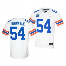 O'Cyrus Torrence Florida Gators Ring Of Honor Untouchable Football Jersey Men's White #54 Uniform