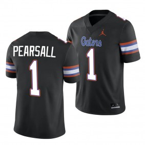 Ricky Pearsall Florida Gators Alternate Football Black Men 1 Jersey 2023-24