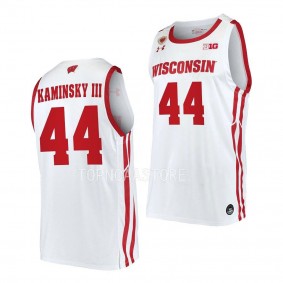 Wisconsin Badgers Frank Kaminsky Alumni Basketball Replica Jersey White