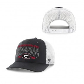 Georgia Bulldogs '47 Back-To-Back College Football National Champions Trucker Adjustable Hat Red