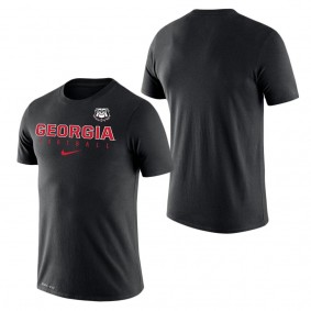 Georgia Bulldogs Football Practice Legend Performance T-Shirt Black