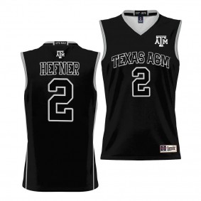 Hayden Hefner Texas Aggies #2 Black NIL Basketball Jersey Unisex Lightweight