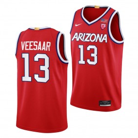 Henri Veesaar Arizona Wildcats #13 Red College Basketball Jersey 2022-23