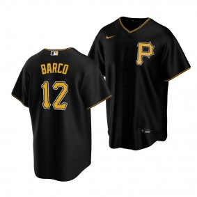 Hunter Barco Pittsburgh Pirates 2022 MLB Draft Jersey Black Alternate Replica