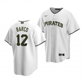 Hunter Barco Pittsburgh Pirates 2022 MLB Draft Jersey White Alternate Replica