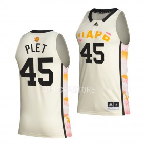 UA Pine Bluff Ismael Plet BHE basketball Honoring Black Excellence uniform White #45 Jersey